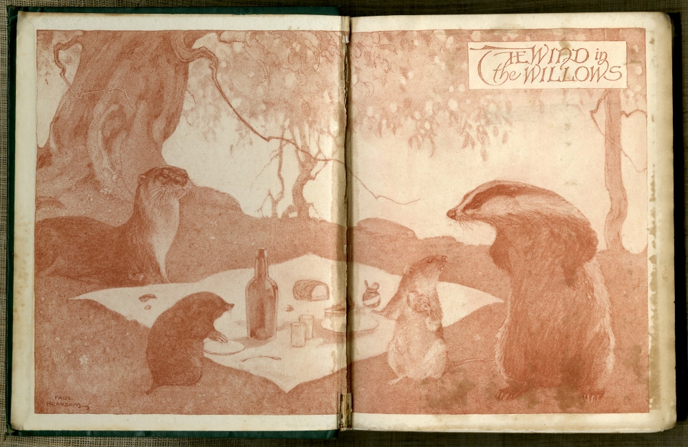 Kenneth Grahame『The Wind In The Willows』1913年第7版見返し