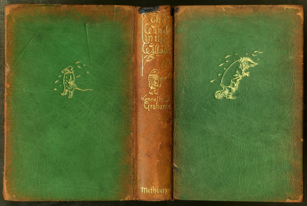 Kenneth Grahame『The Wind In The Willows』 1931年第38版の緑の革装版