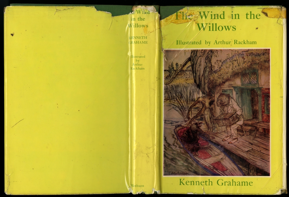 Kenneth Grahame『The Wind In The Willows』 ラッカム装画版ダストラッパー