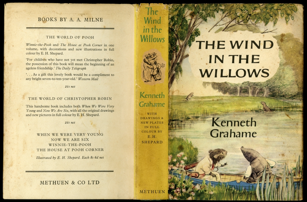 Kenneth Grahame『The Wind In The Willows』1959年版ダストラッパー