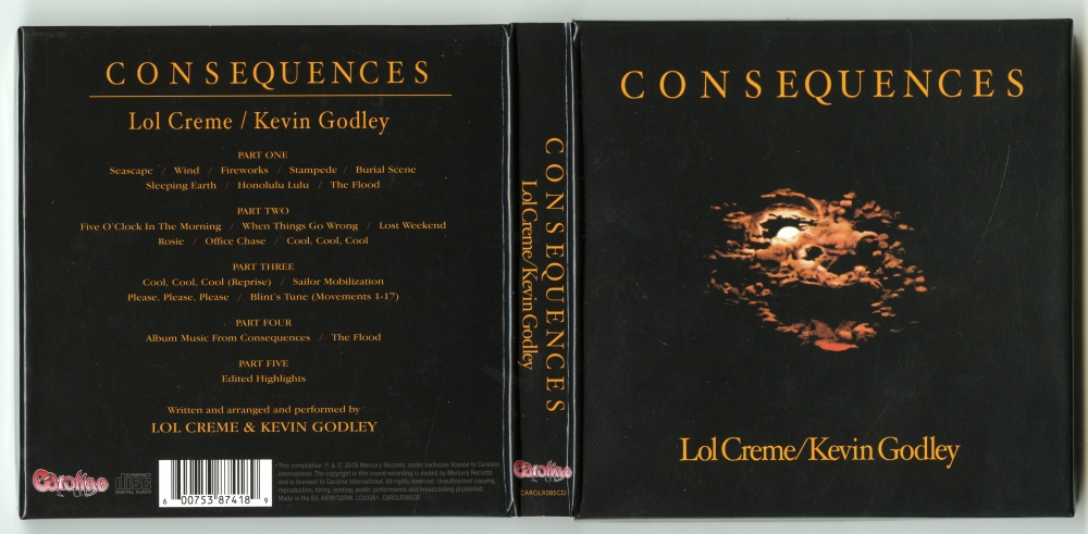 Lol Creme/Kevin Godley『CONSEQUENCES』（2019年、Caroline）01