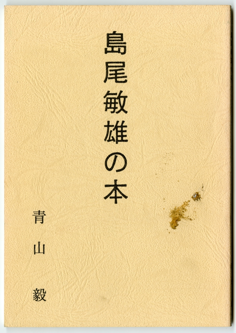 1993年の青山毅『島尾敏雄の本』表紙