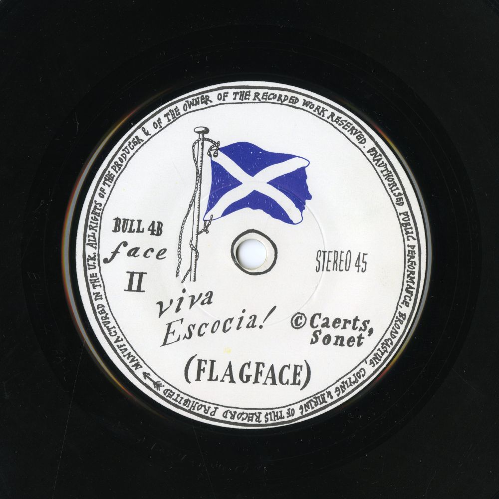 Ant On E「THE MOUTH / viva Escocia!」（1982年、Sheet Records、BULL4）02