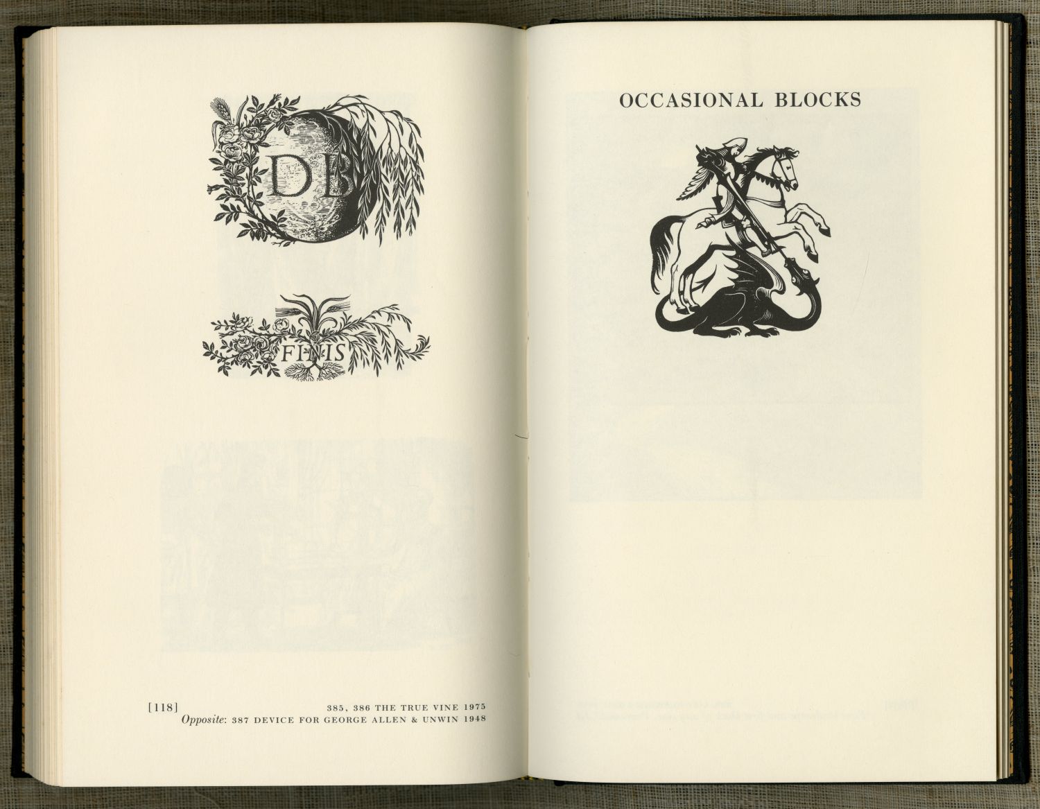 『Joan Hassall: engravings and drawings』（1985年）のページから09
