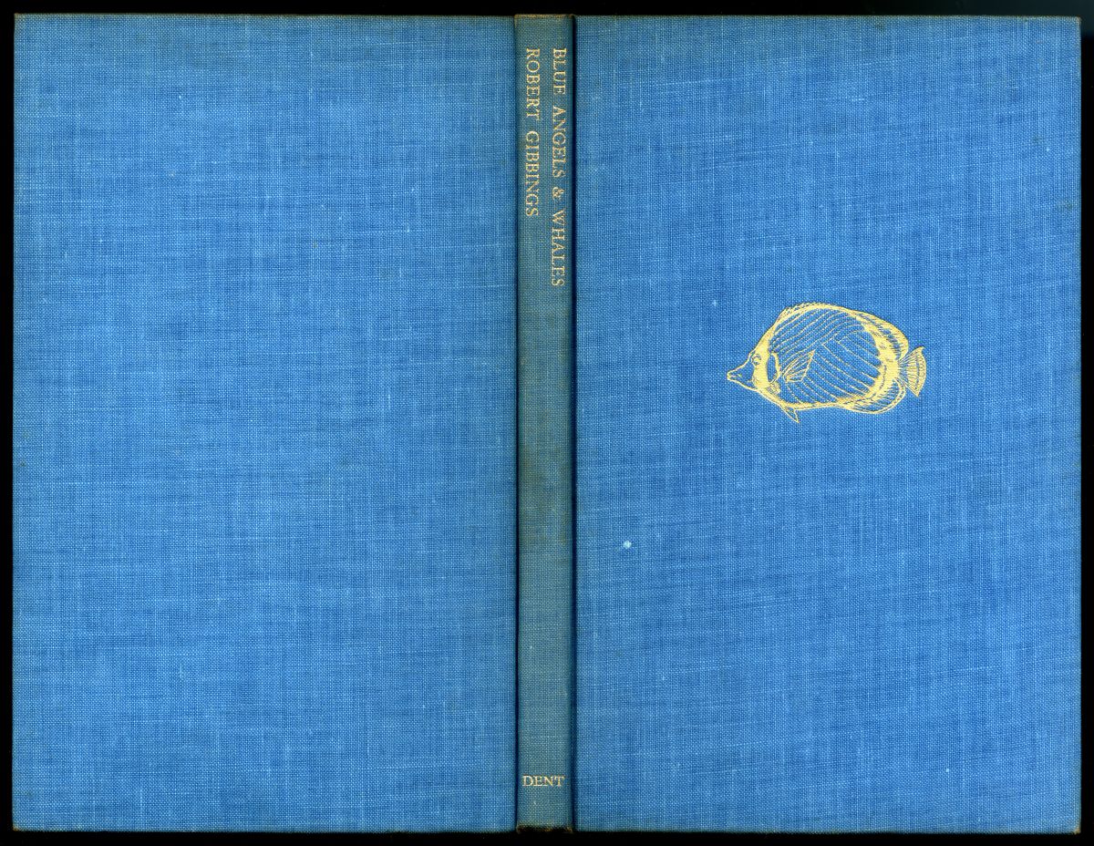 『BLUE ANGELS AND WHALES』（1946年 J.M.DENT & SONS版）表紙