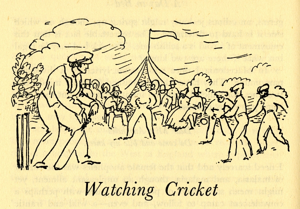 Watching Cricket