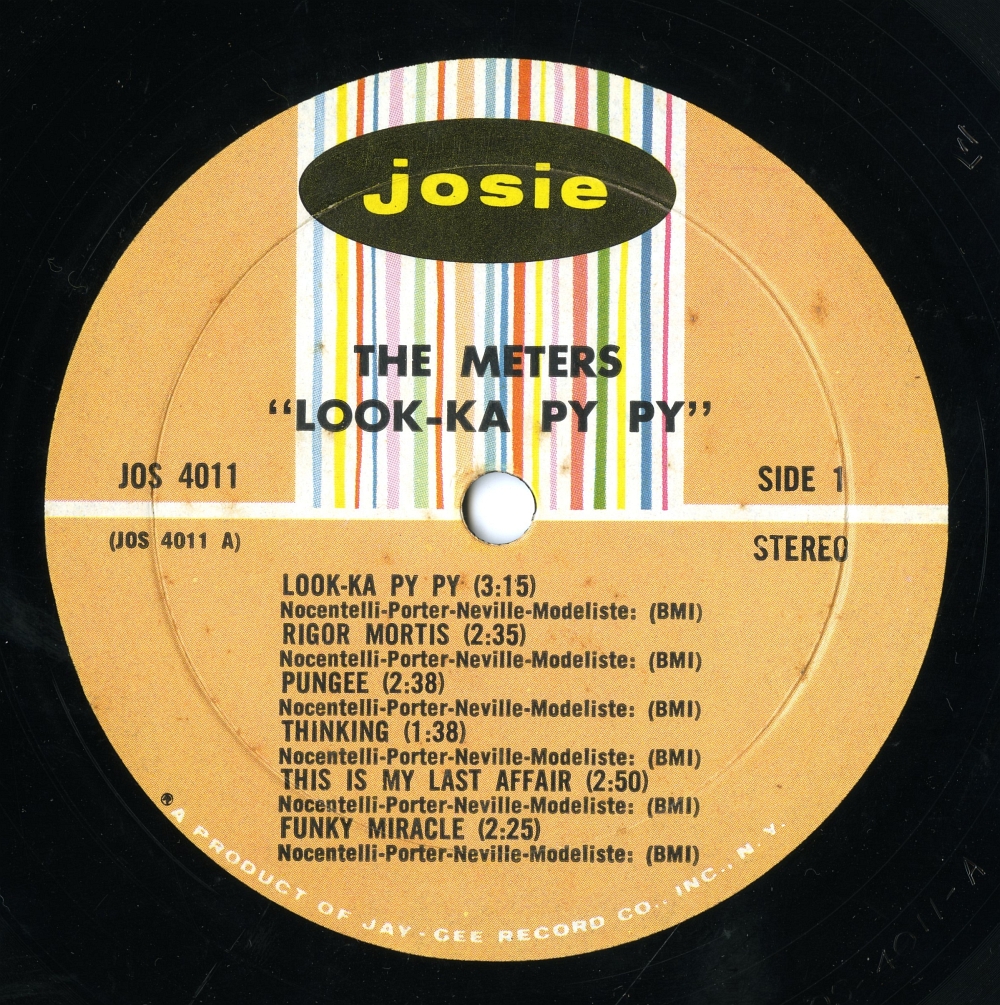THE METERS LOOK-KA PY PY Label