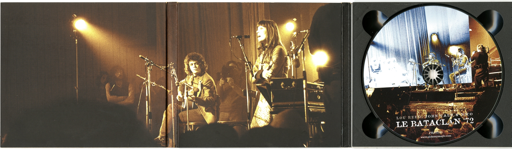 Lou Reed, John Cale & Nico Le Bataclan '72 Label