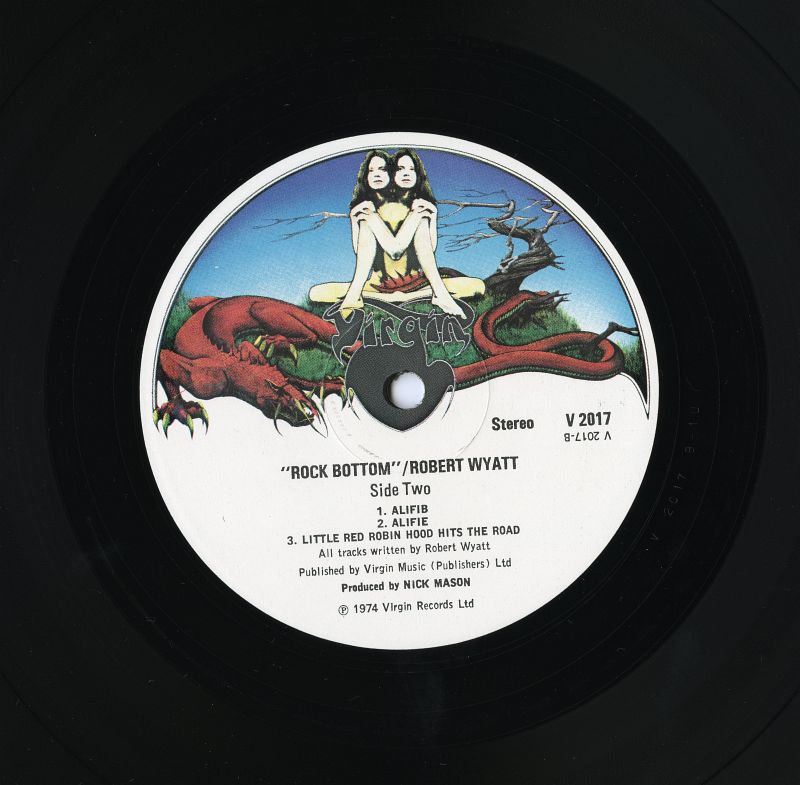1974Wyatt_Rock Bottom_label02