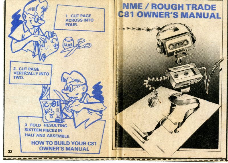 NME/ROUGH TRADE C81 OWNER’S MANUAL