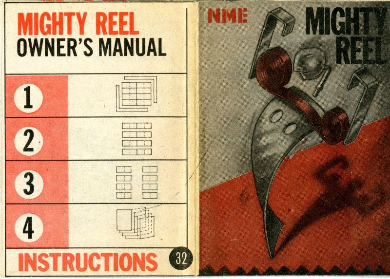 『Mighty Reel』の手引の表紙と裏表紙