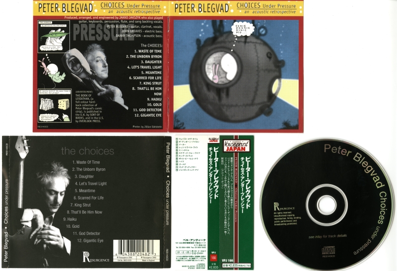 『Choices Under Pressure : an acoustic retrospective』CD