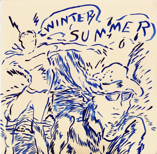 Peter Gordon & David Van Tieghem『Winter Summer』（2016年、Foom、FM006）のジャケット