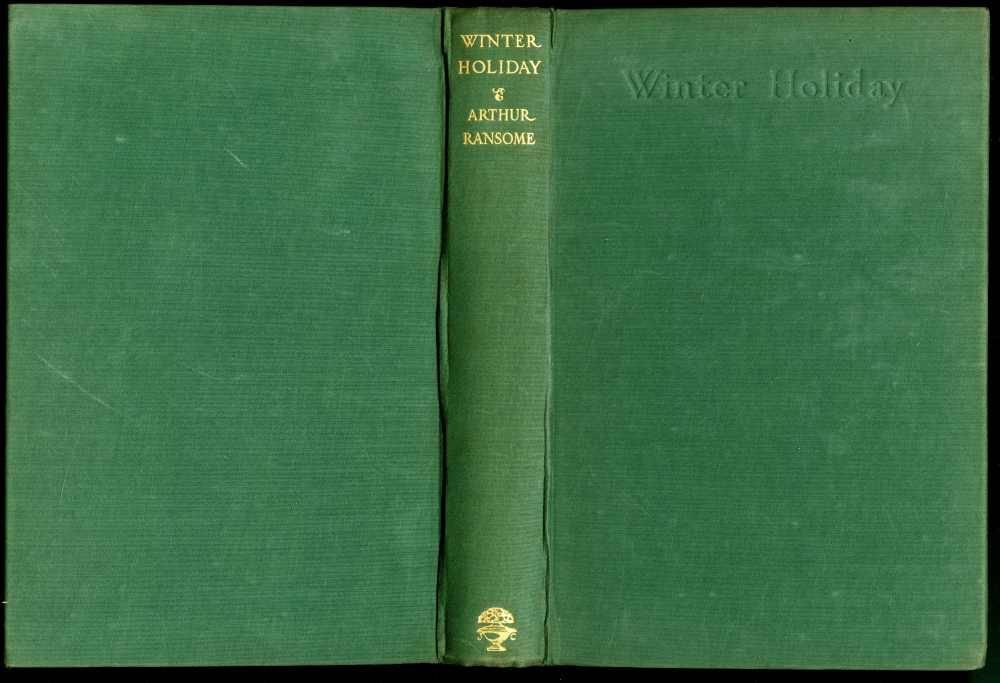 『長い冬休み（WINTER HOLIDAY）』（Jonathan Cape、初版1933年11月）の表紙
