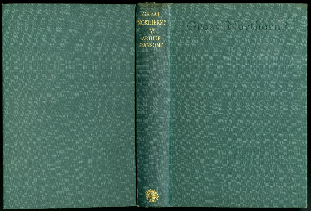 『シロクマ号となぞの鳥（GREAT NORTHERN?）』（Jonathan Cape、初版1947年8月）の表紙