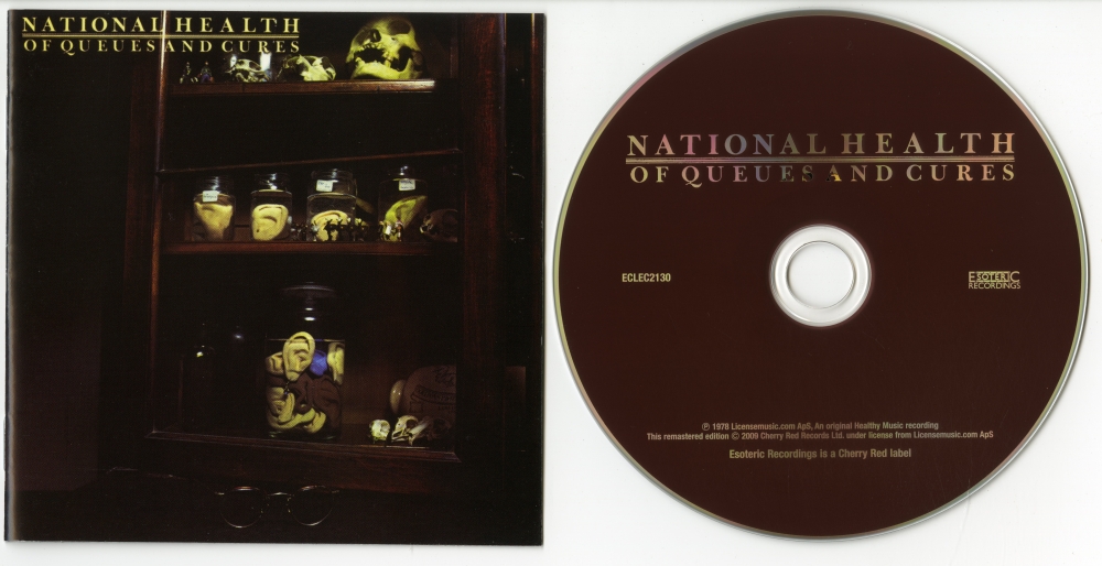 National Health『Of Queues And Cures』の再発CD（2009年、Esoteric Recordings）