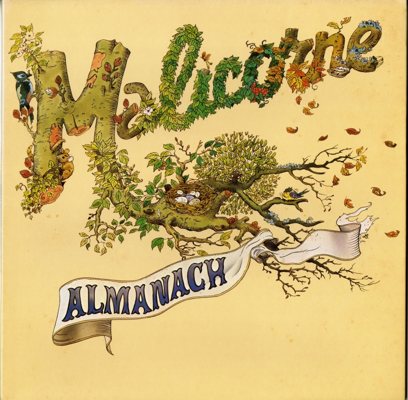 Malicorne『Almanach』（1976年、hexagone）のアルバムジャケット