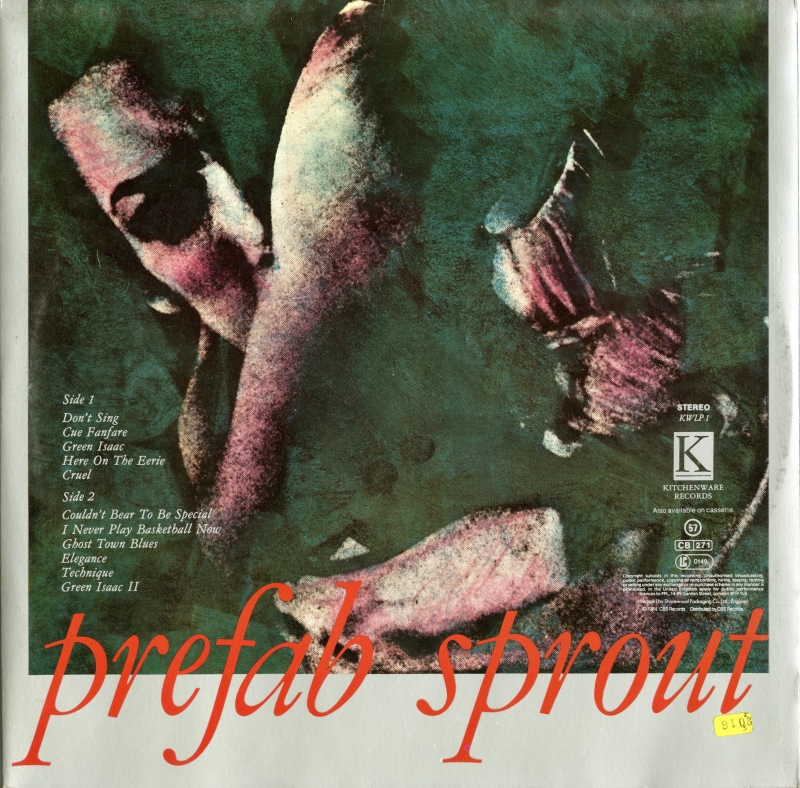 Prefab Sproutの『swoon』（1984年、Kitchenware Records）のジャケット03 