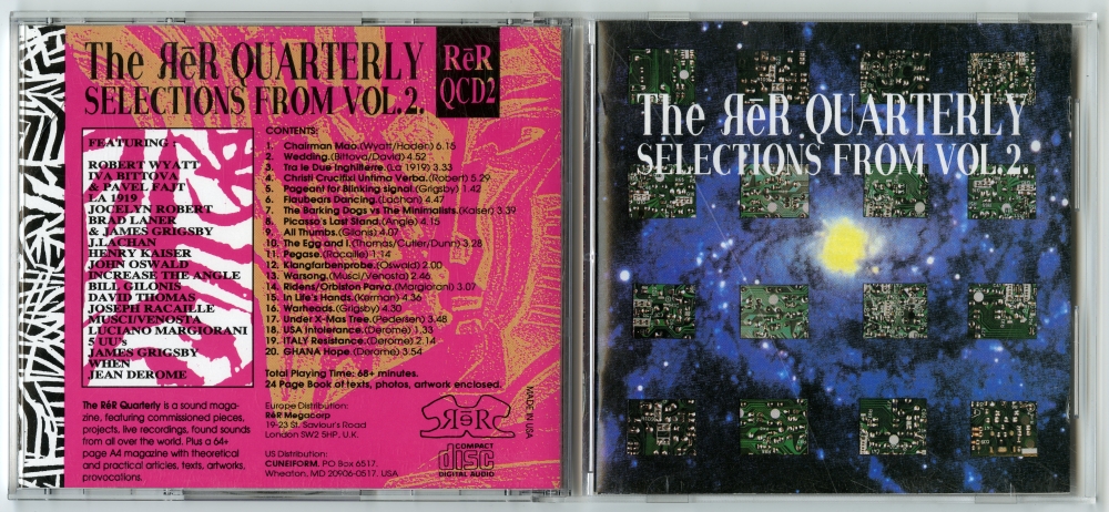 『The RēR Quarterly - Selections From Vol. 2』ジャケ