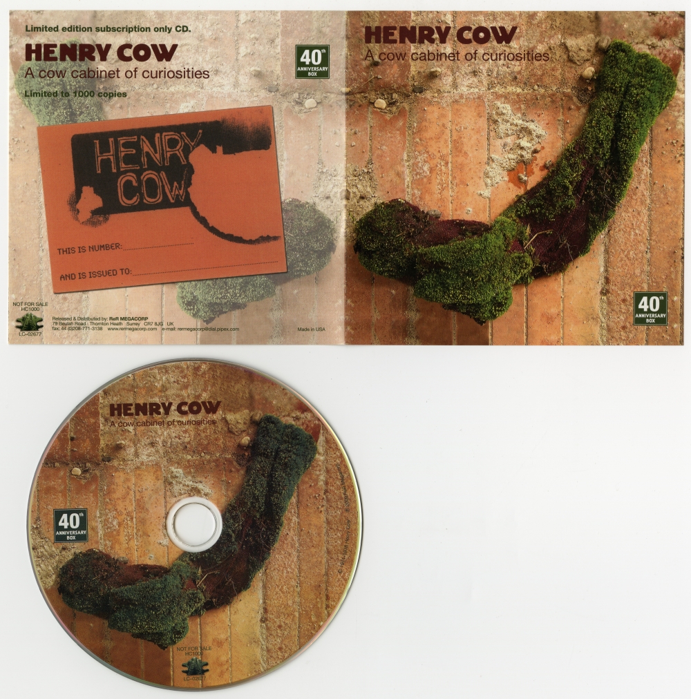 『Henry Cow　A cow cabinet of curiosities』