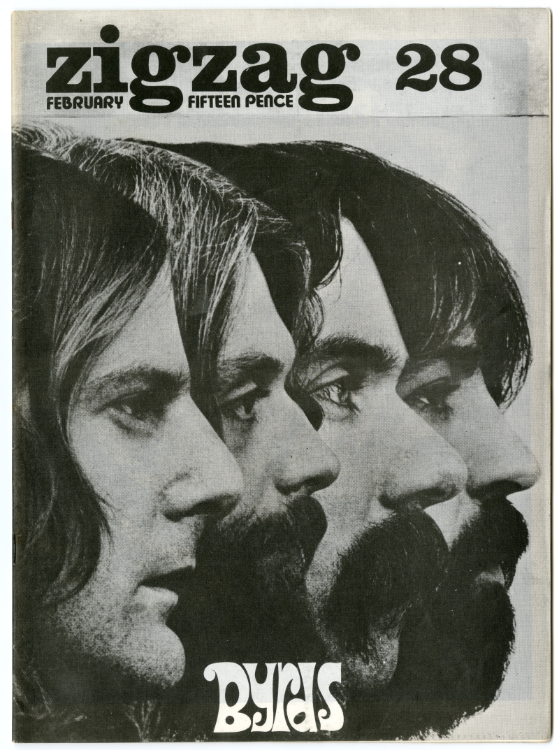 『zigzag』28号（1973年2月）表紙