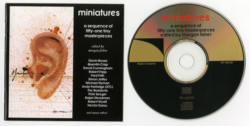 『miniatures（ミニチュアーズ）』（1980年、Pipe。写真は1994年のVoiceprint盤のCD）