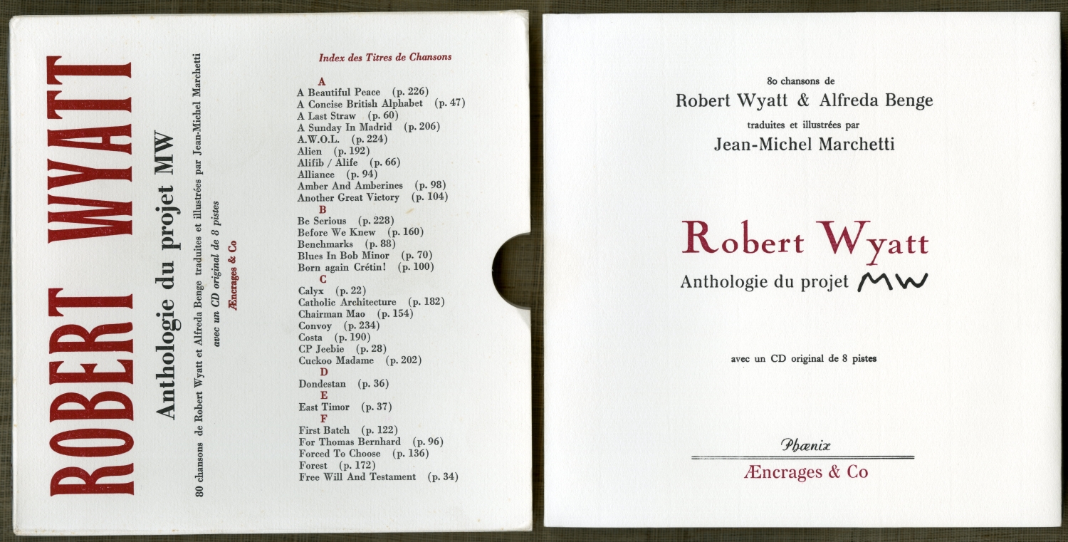 『Robert Wyatt　Anthologie du projet MW』の外函つき01