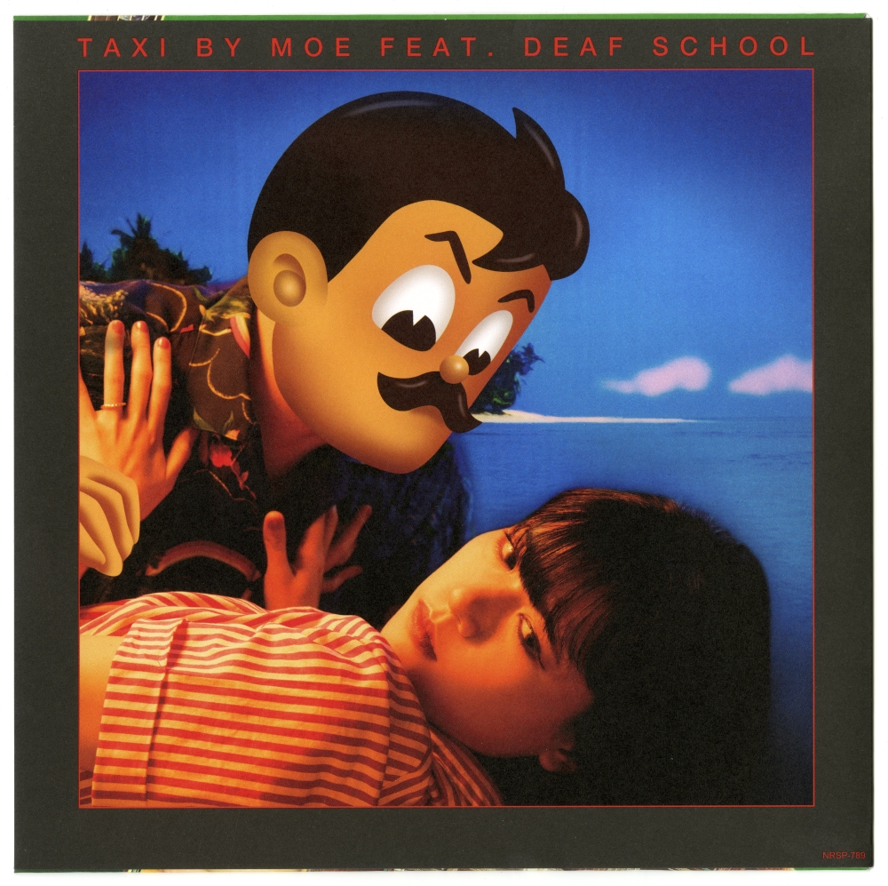 A' side　MOE Feat. DEAF SCHOOL「TAXI」ジャケ