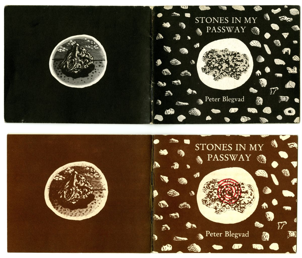 『Stones in My Passway』（上・1984年版、下・2002年版）表紙