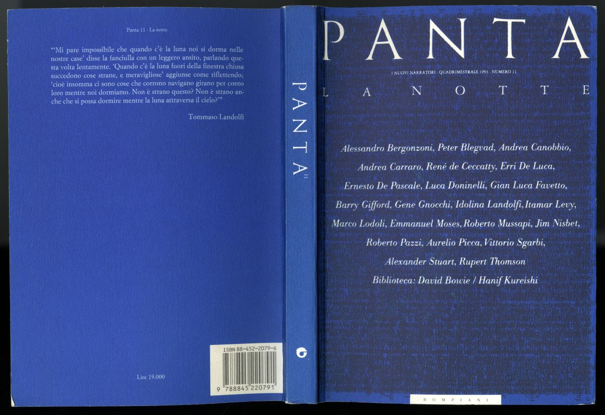 『PANTA 11』（1993年、Bompiani） 表紙