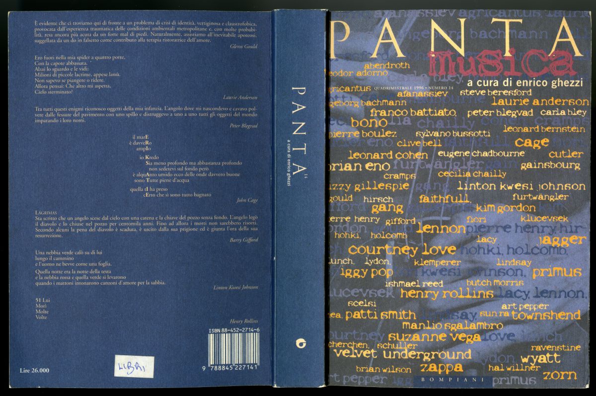 『PANTA 14』（1996年、Bompiani）表紙