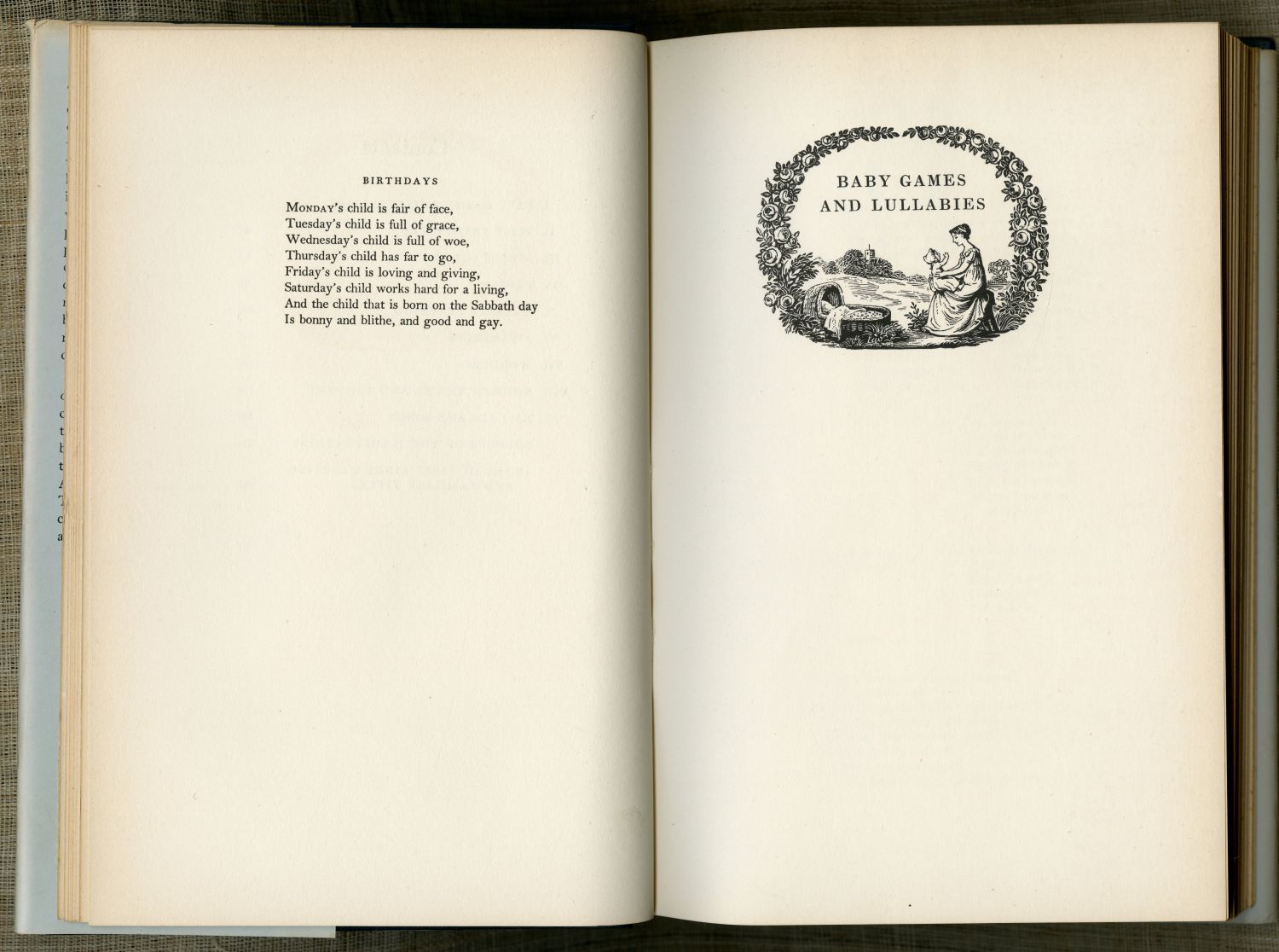 『オックスフォード版ナーサリーライムの本（The Oxford Nursery Rhyme Book）』のページから01