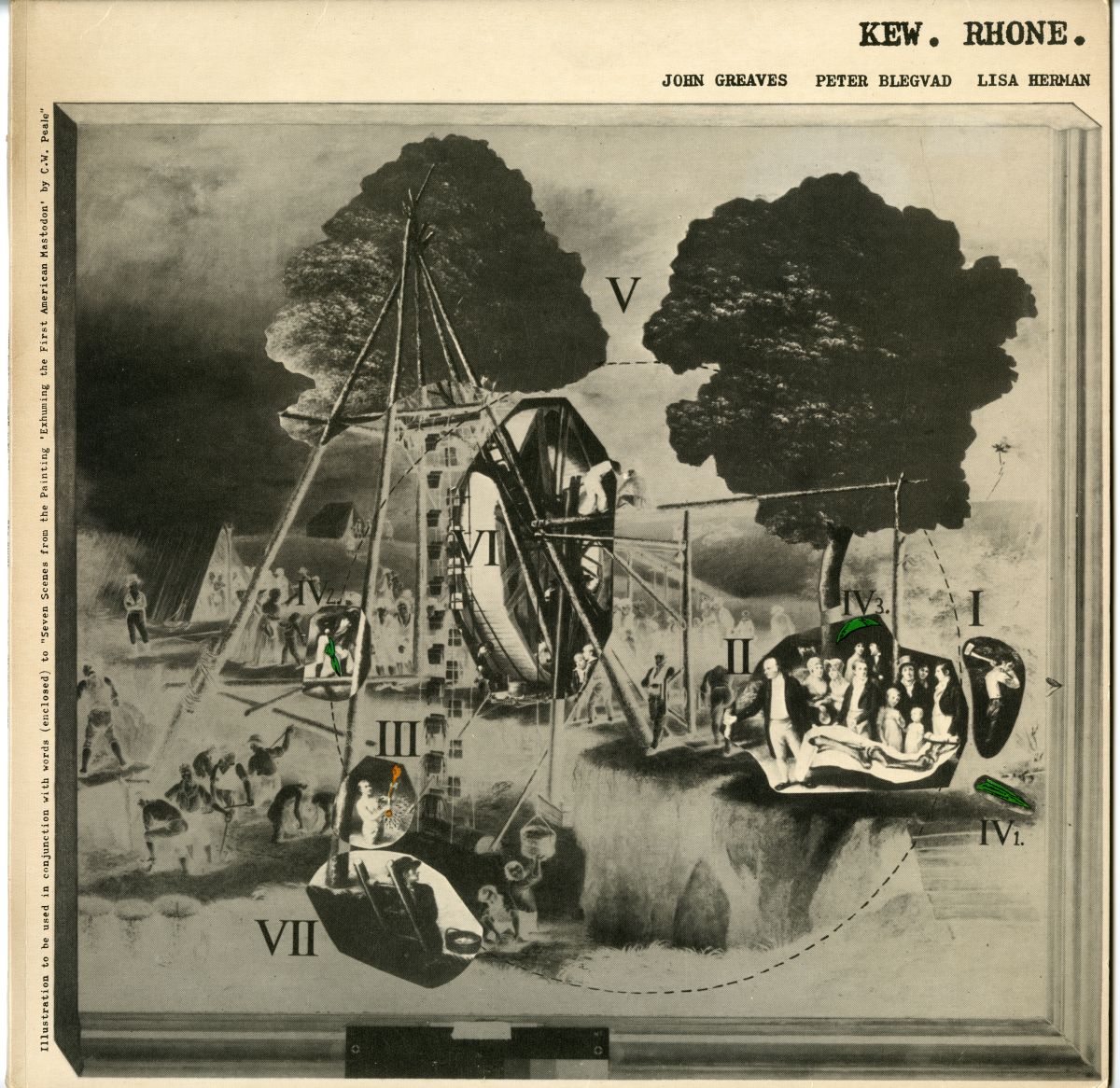 『Kew. Rhone.』（1977年、英Virgin）ジャケット表