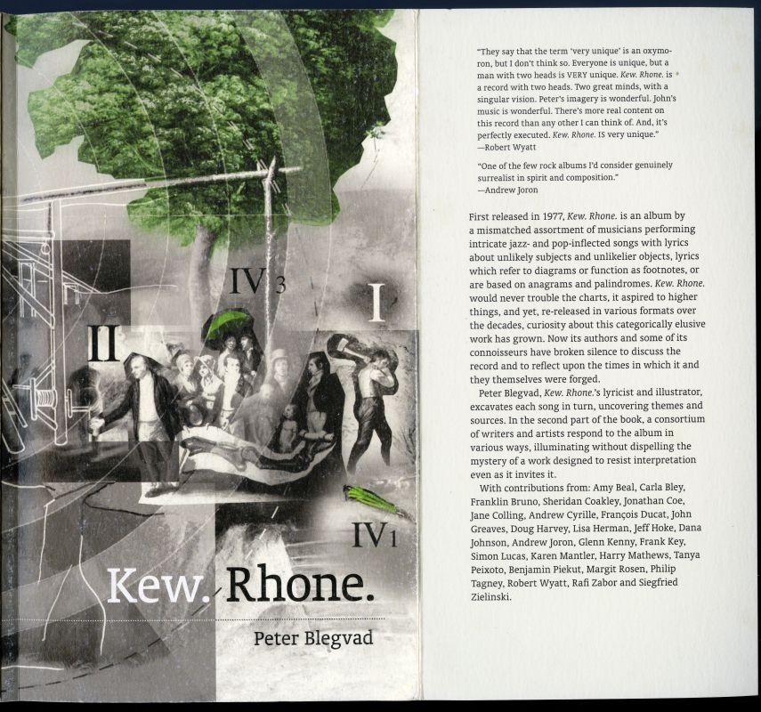『キュー・ローン（Kew. Rhone.）』（2014年、uniformbooks）の表紙を広げたところ02