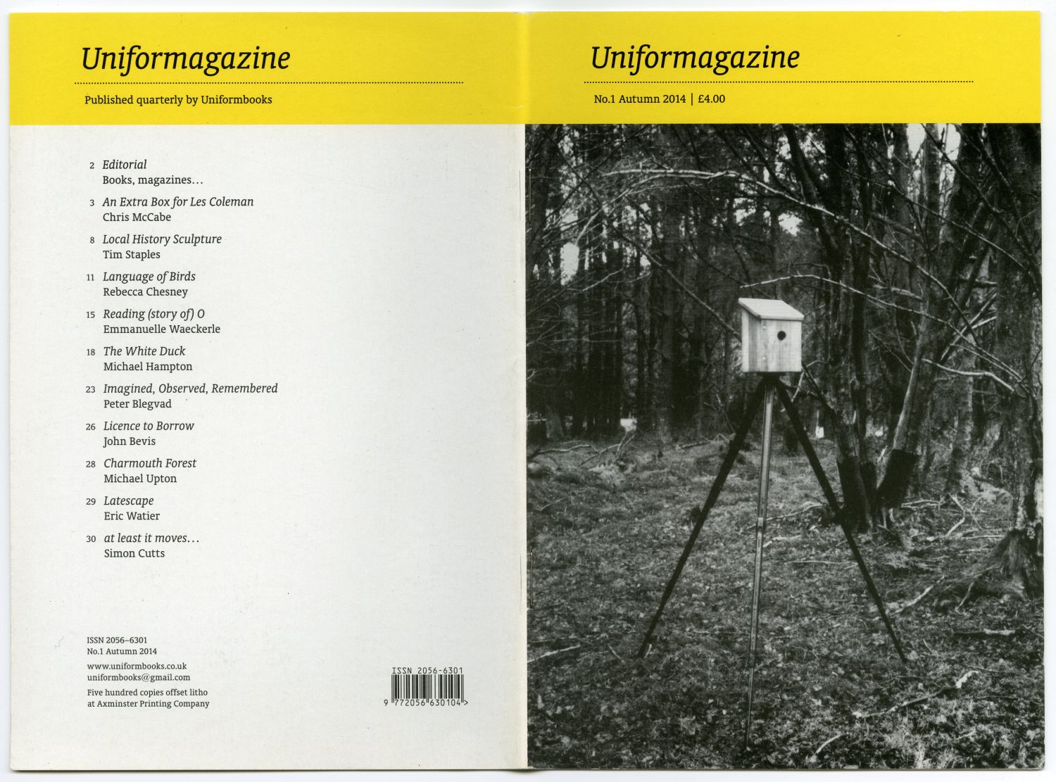 『Uniformagazine』第1号