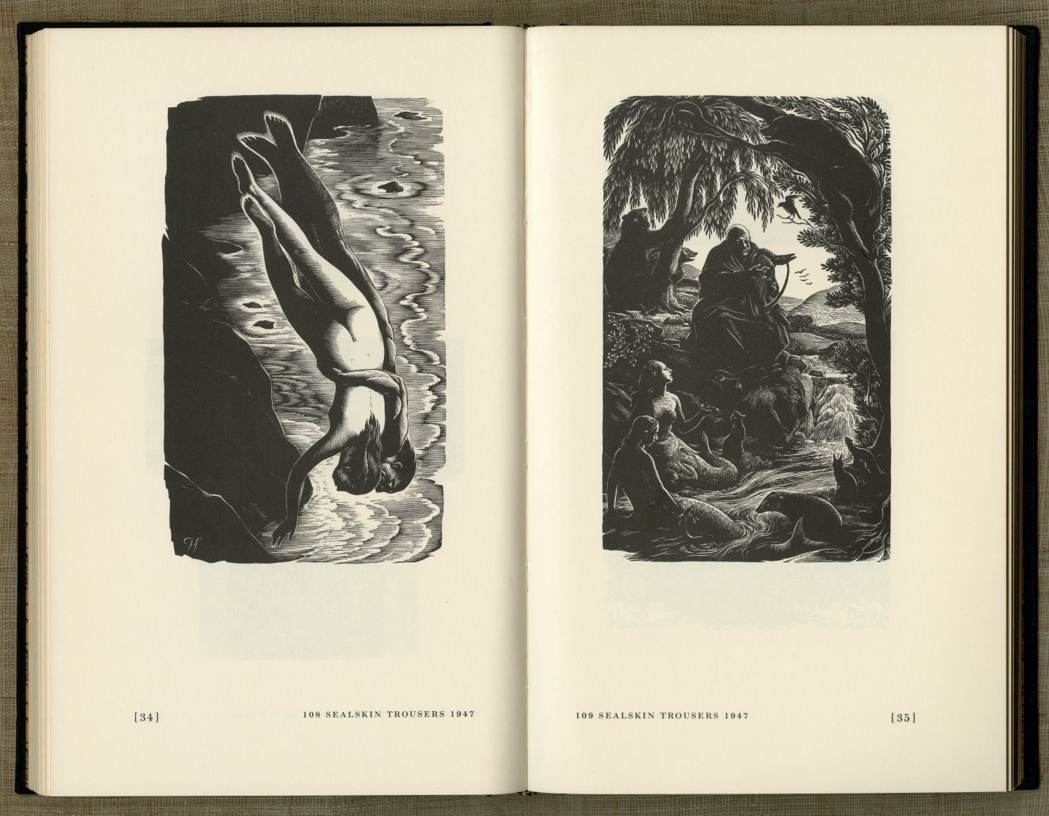 『Joan Hassall: engravings and drawings』（1985年）のページから04
