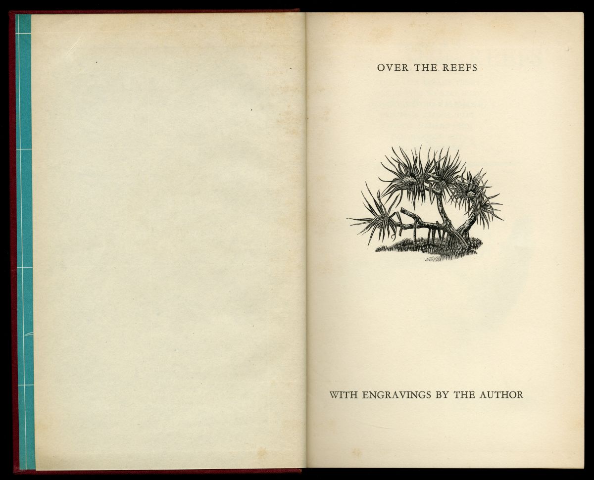 『OVER THE REEFS』（1948年、J.M.DENT & SONS） 扉01