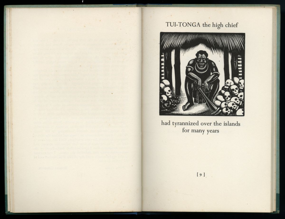 『A TRUE TALE OF LOVE IN TONGA』（1954年 J.M.DENT & SONS版） 01