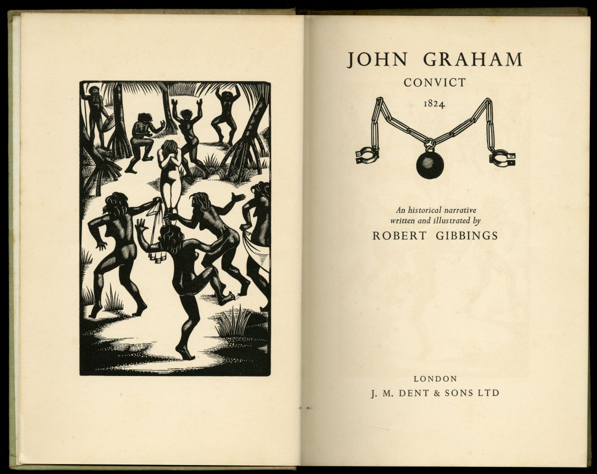 『JOHN GRAHAM CONVICT 1824』（1956年 J.M.DENT & SONS版）扉