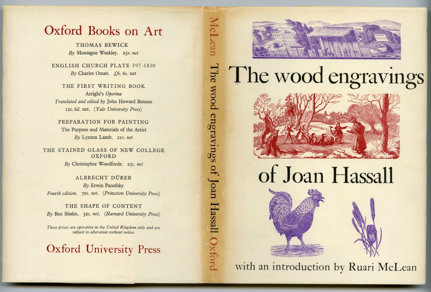 『ジョアン・ハッサルの木版画』（1960年）ダストラッパー02