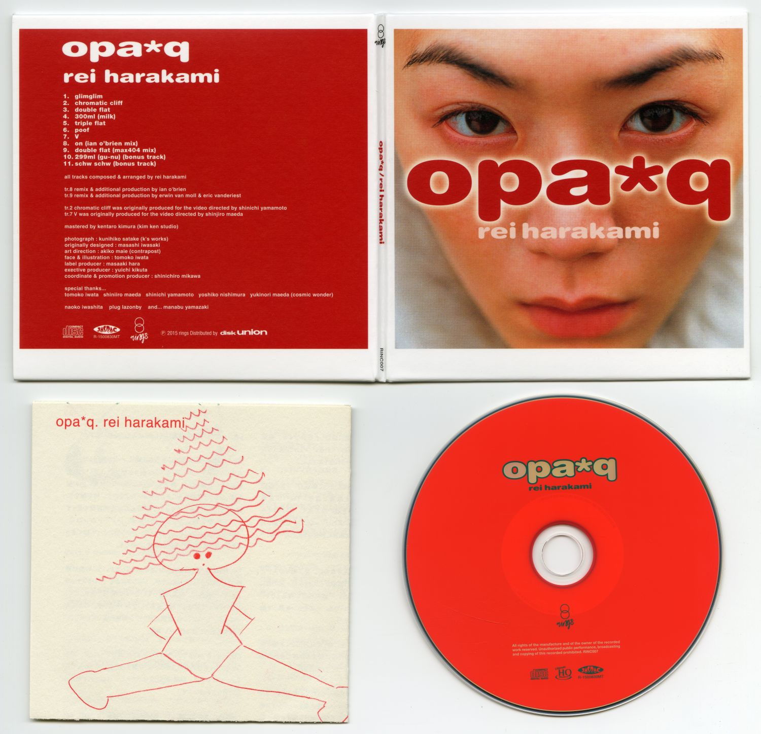 『Opa*q』（1999年、Sublime Records）の2015年版CD（Rings）