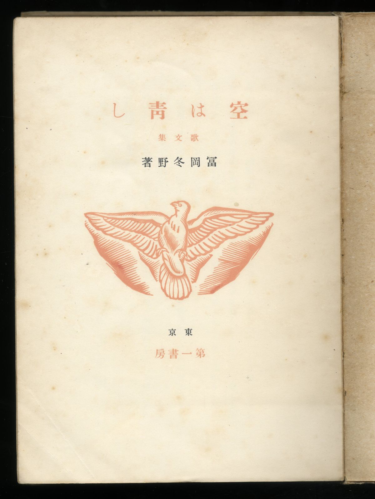 冨岡冬野『空は青し』扉