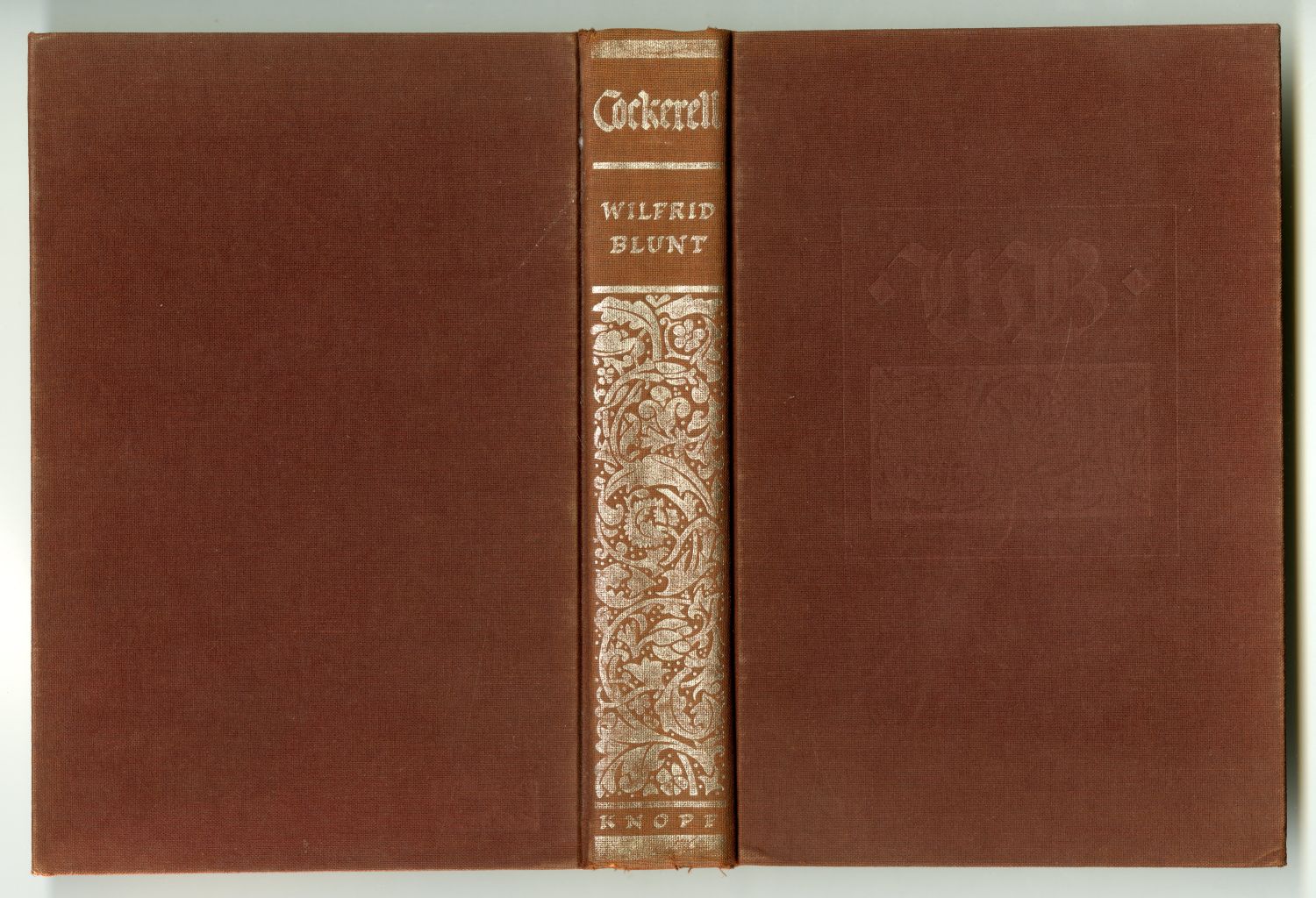 『Cockerll』（1965年、Alfred A Knopf）表紙
