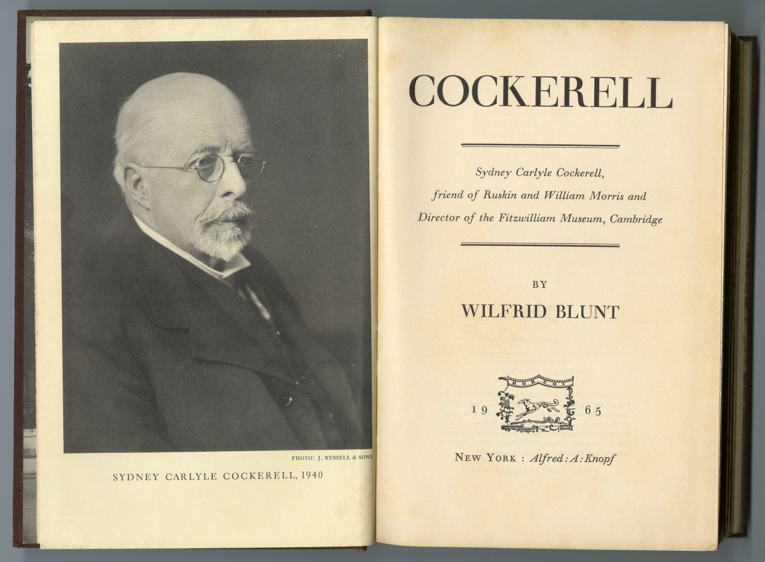 『Cockerll』（1965年、Alfred A Knopf）扉