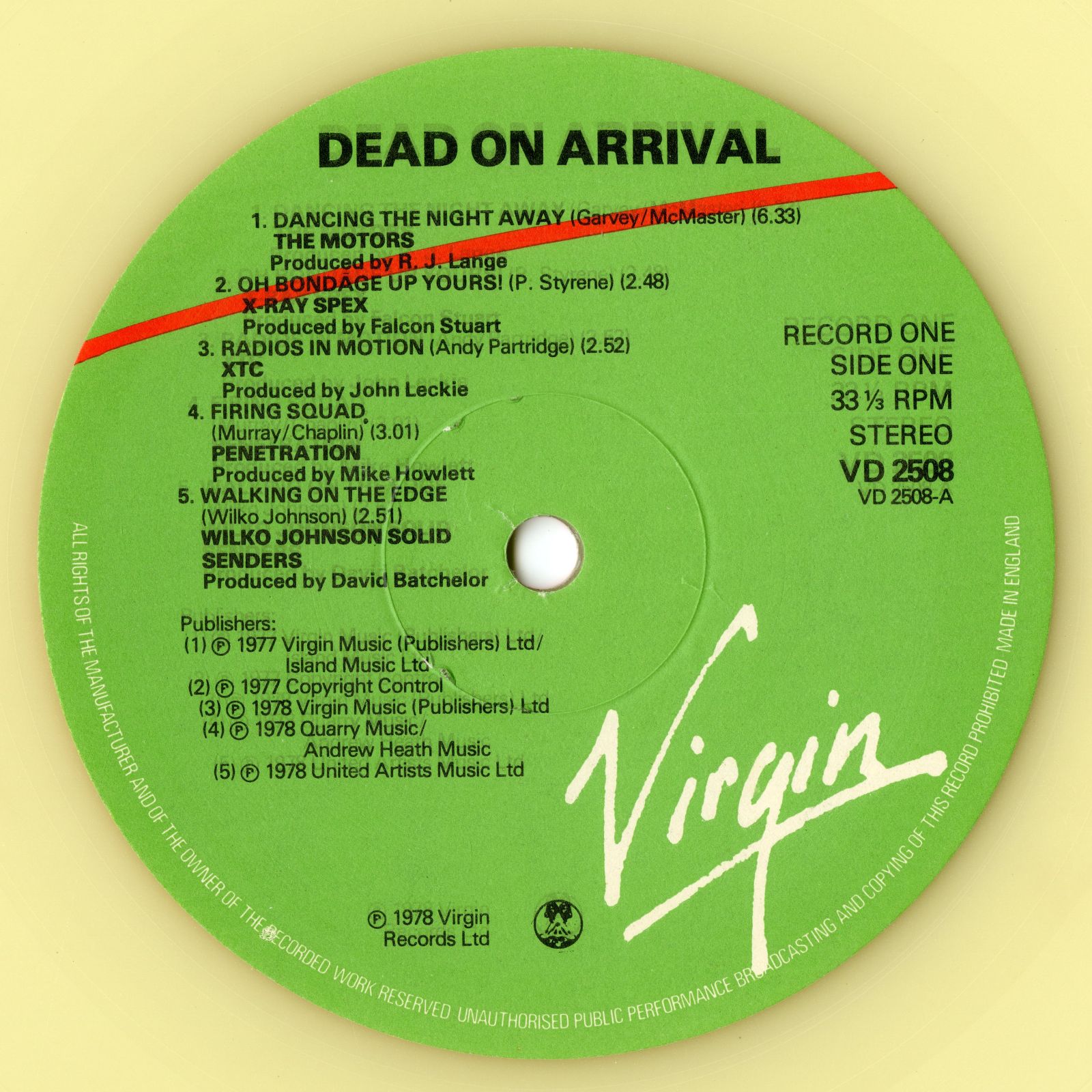 1978Virgin_DeadOnArrival_Side One