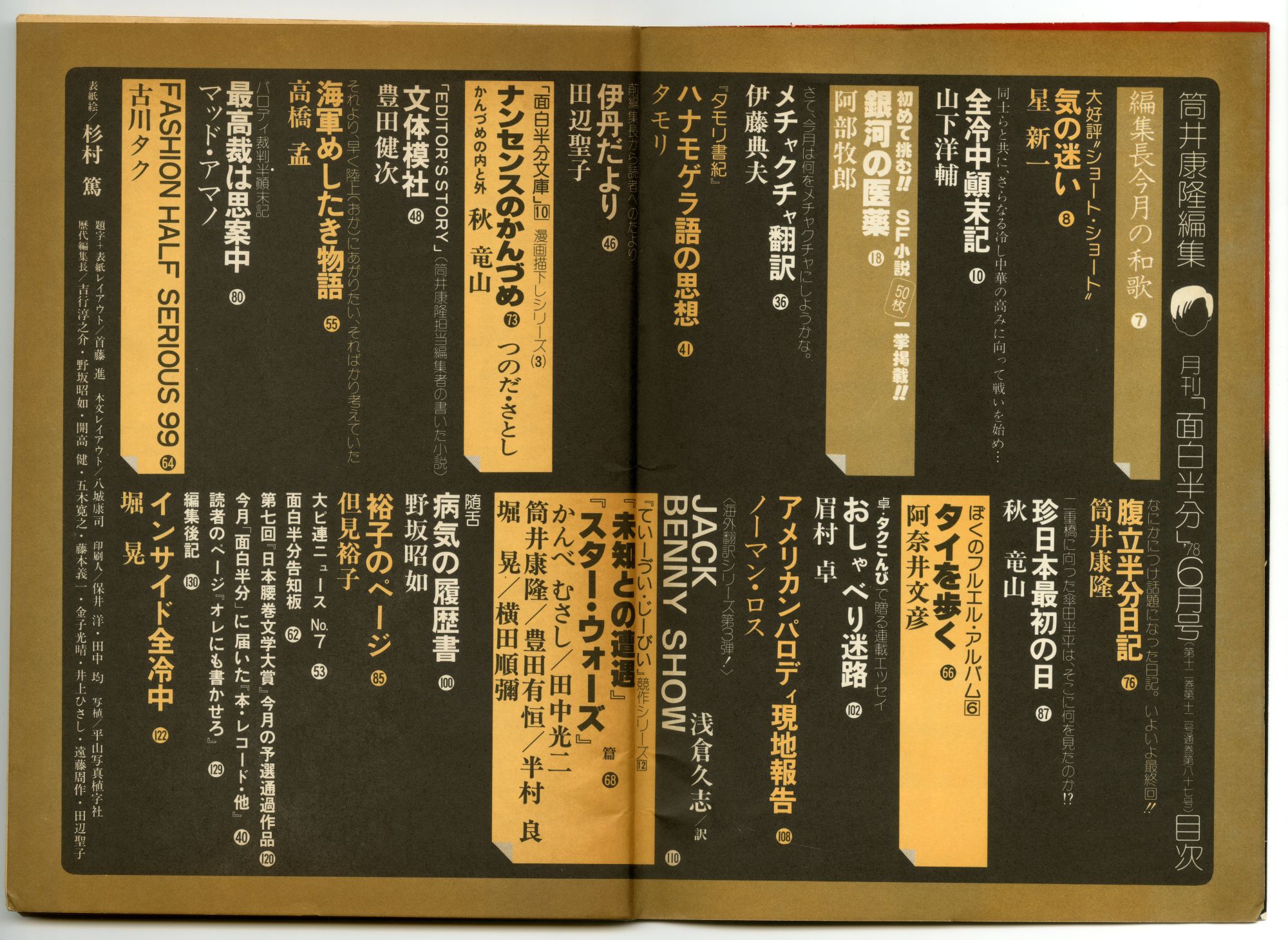 面白半分87目次