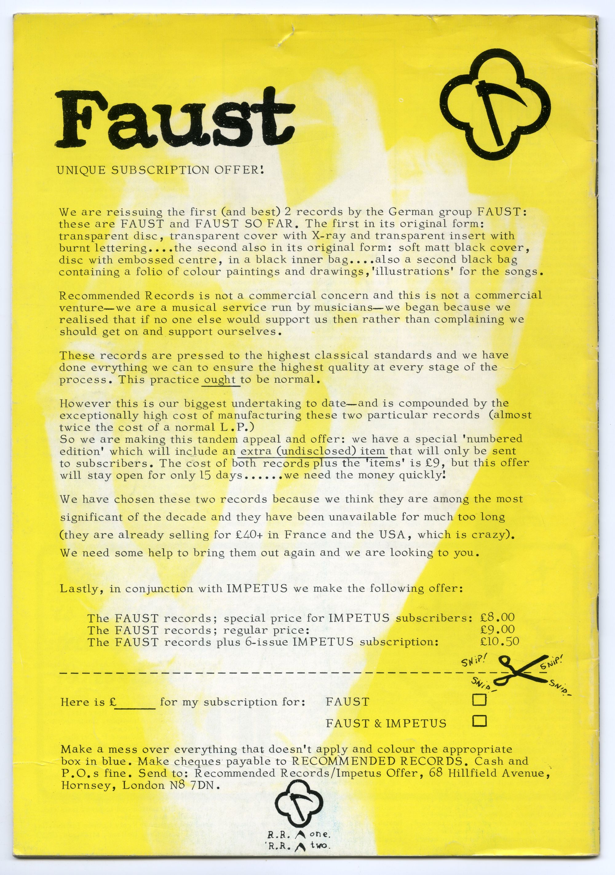 1979年IMPETUS9号裏表紙